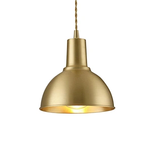 Modern Dome Kitchen Dining Lighting Brass Light Pendant Lights Gold Copper European Residential