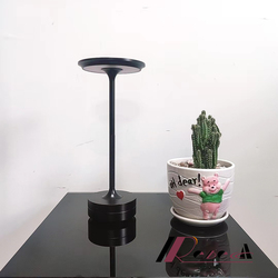 Cordless Restaurant  Battery Table Lamp Modern Gold Led Bedside Rechargeable Desk Lamps