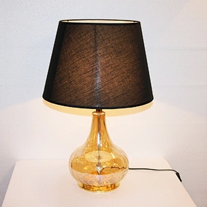 Rebecca lighting Modern custom glass jar hotel home decoration table lamp