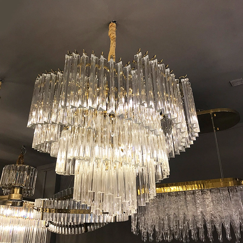 Modern hotel decorative lighting luxury contemporary crystal lamp chandelier