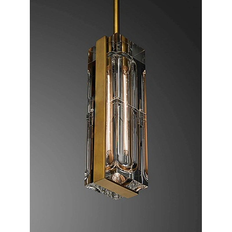Modern Luxury Lamp  Bedside Dining Room Chandelier All Copper Glass Atmosphere Bar Table Lamp