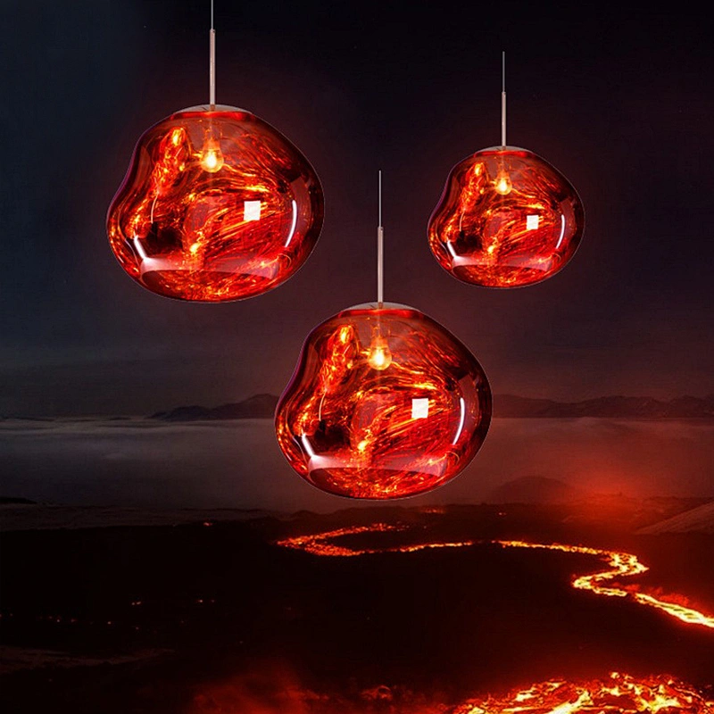 Rebbecca Lighting Hot Flame Chandelier Lava Lamp Art Ceiling Lights Decoration Restaurant Hanging Lamp Modern Contemporary 80 70