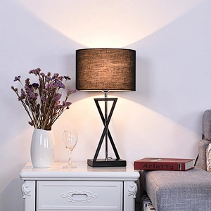 Modern hotel living room metal standing floor lamp