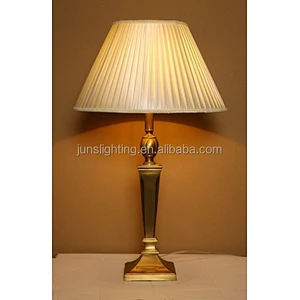 High class brass beside table lamp