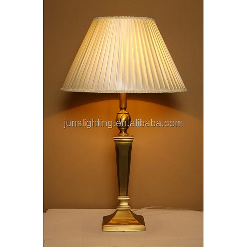 High class brass beside table lamp