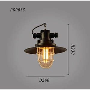 Retro Chandelier Pendant Lights Restaurant Bar Black Lights Design Lighting Hanging Antique Industrial