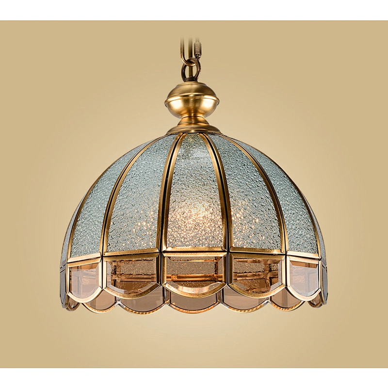 All copper quality handmade art Moroccan chandelier hotel apartment living room glass chandelier