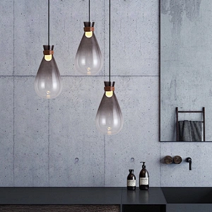 Nordic Modern Bedroom Bed Model Room Chandelier Creative Restaurant Bar Study Porch Glass Chandelier