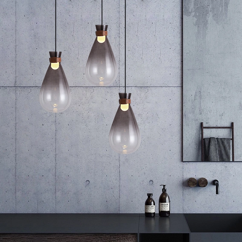 Nordic Modern Bedroom Bed Model Room Chandelier Creative Restaurant Bar Study Porch Glass Chandelier
