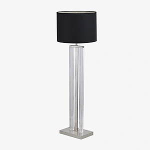 Modern high quality creative interior hotel floor lamp transparent acrylic lamp pole floor lamp