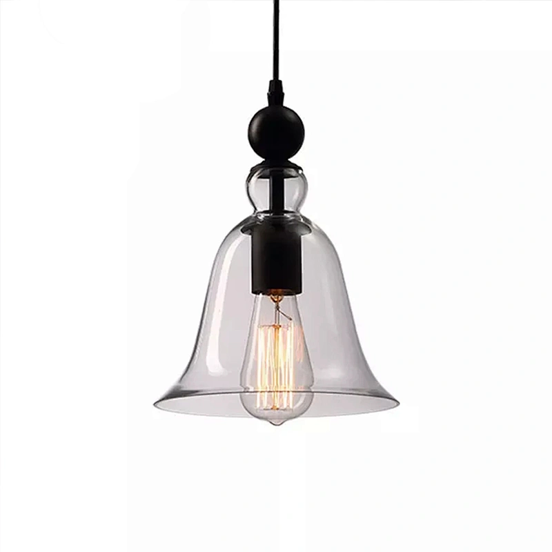 Retro Nordic style glass cover simple pendant light chandelier ceiling lamp
