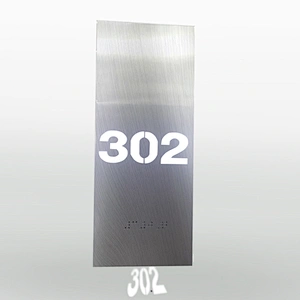 Modern hotel  house number reminder light Metal wall lamp
