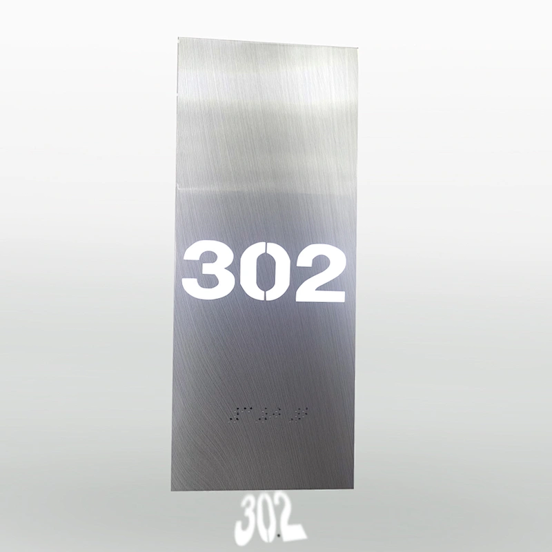 Modern hotel  house number reminder light Metal wall lamp