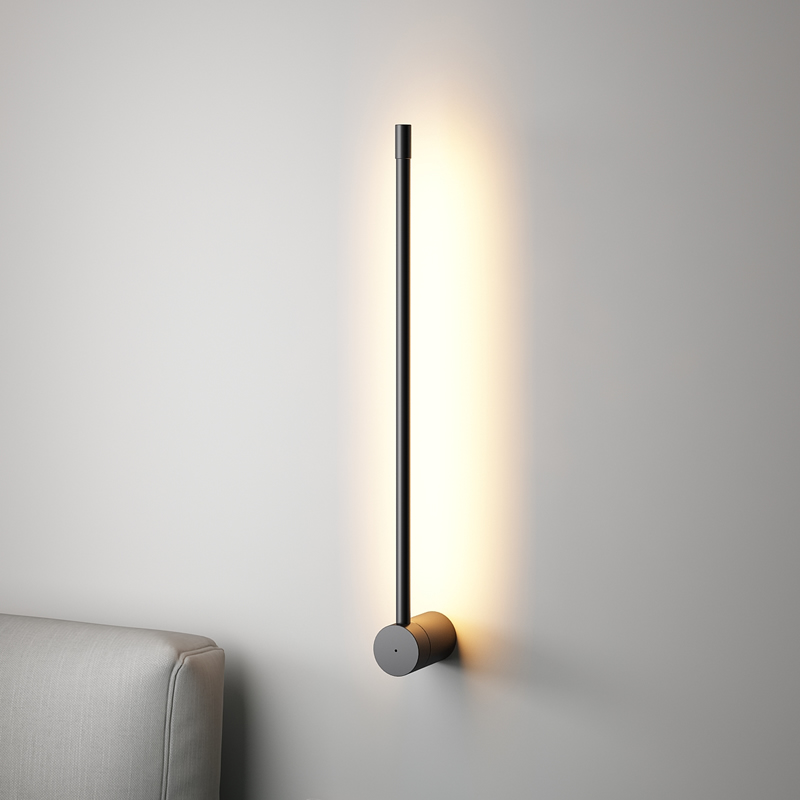 Modern design minimalist unique light living room office led wall lamp