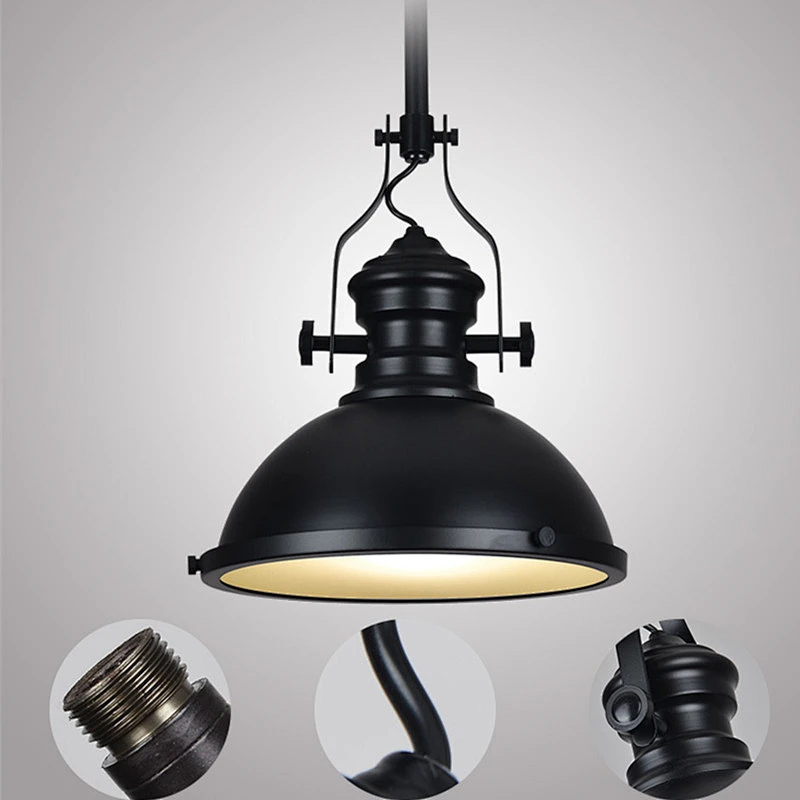 Modern simple living room creative industrial retro iron pendant lamp chandelier