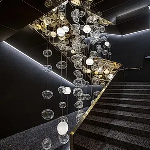 Custom Large Hotel Project Chandelier Pendant Light Modern Indoor Lighting