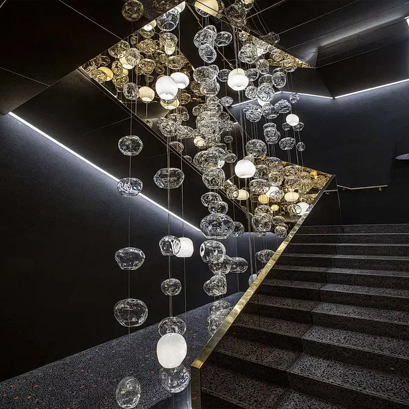 Custom Large Hotel Project Chandelier Pendant Light Modern Indoor Lighting