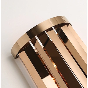 Creative Villa Bedroom Headbed Living Room Wall Lamp Stainless Steel Irregular High-Grade Hotel Engineering Wall Lamp
