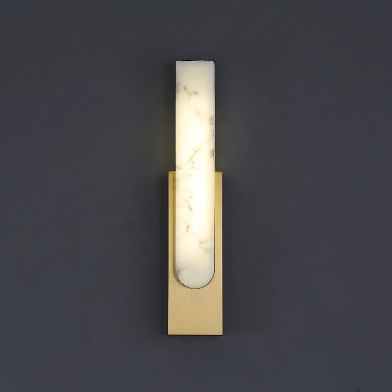 Wall Lamp Alabaster Iron Nordic Modern Bedroom Rebecca Lighting Lighting and Circuitry Design,auto CAD Layout Rectangular LED 80