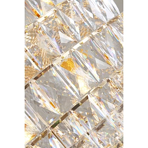Simple luxury crystal chandelier villa living room hotel project ceiling crystal chandelier
