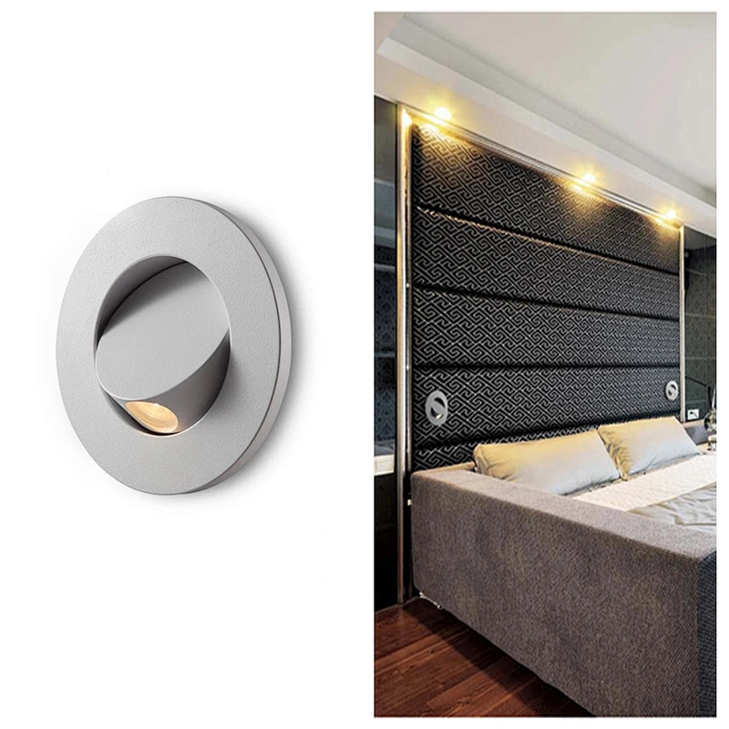 2019 new design lighting bedside reading light spotlight 3w led wall light downlight