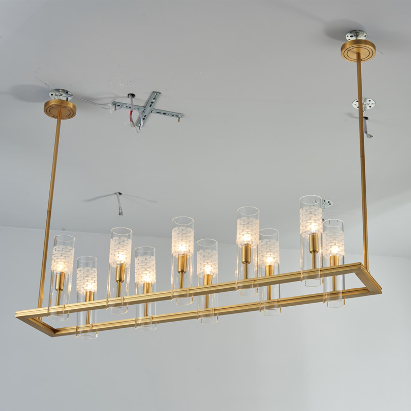contemporary lighting  solid brass  hanging pendant lamp for restaurant