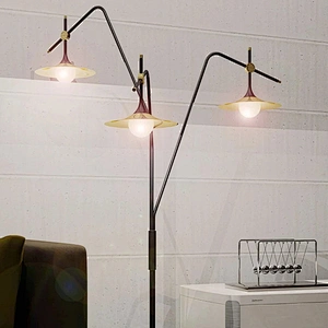 Modern hotel decoration lighting standing tripod floor lamp