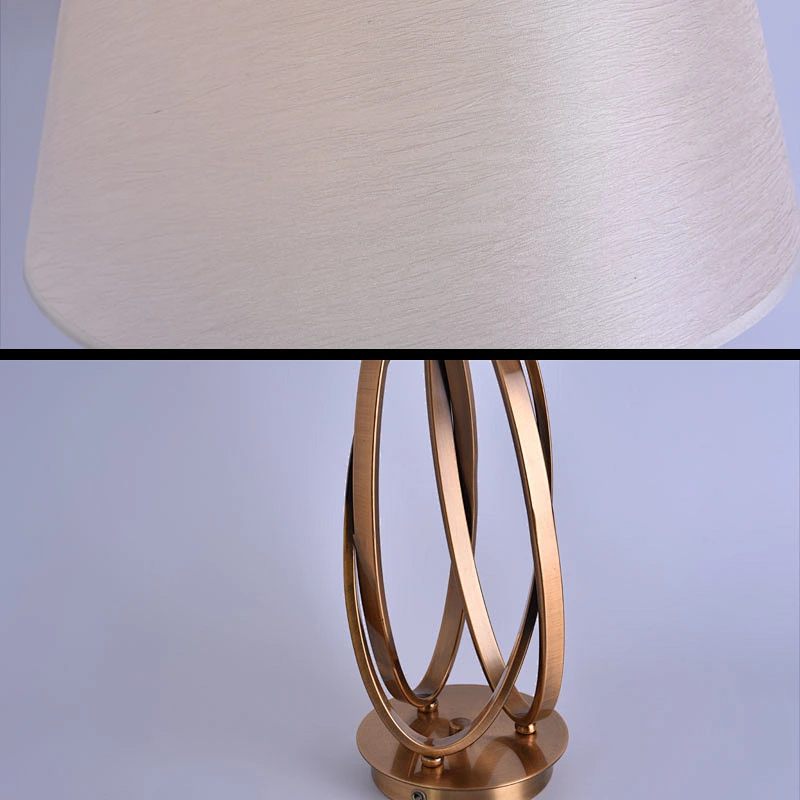 Modern American hotel villa model room living room bedroom bedside LED table lamp