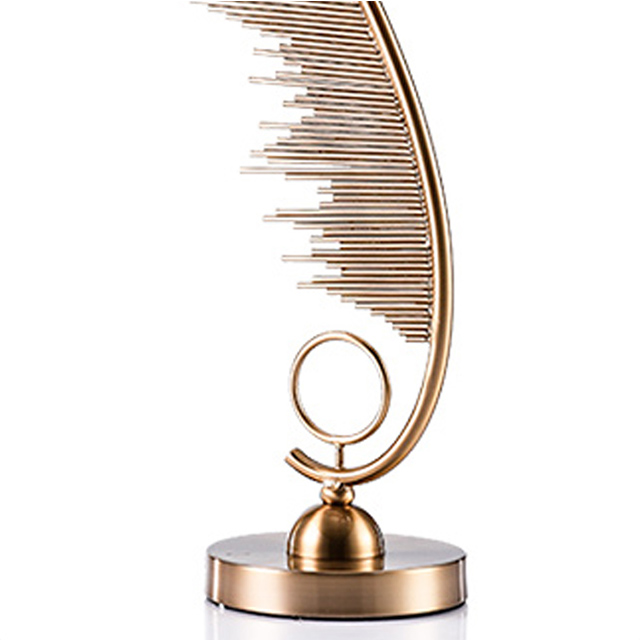 Nordic style vintage retro bedroom Brass Metal Table Lamp