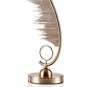 Nordic style vintage retro bedroom Brass Metal Table Lamp