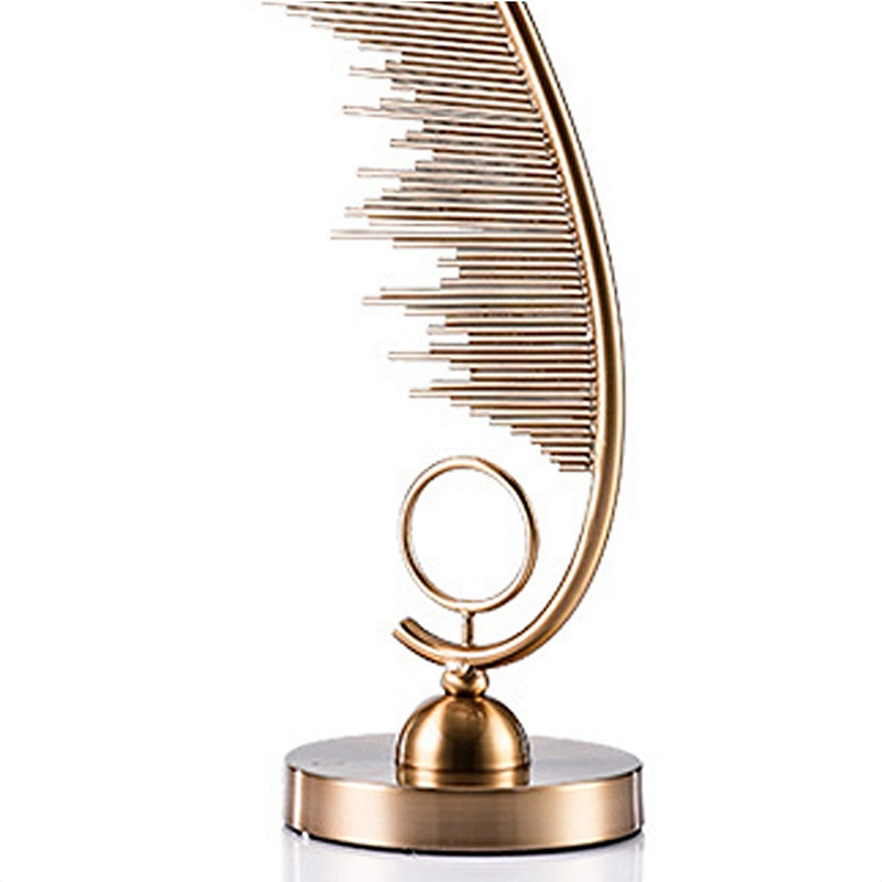 Nordic style vintage retro bedroom Brass Metal Table Lamp