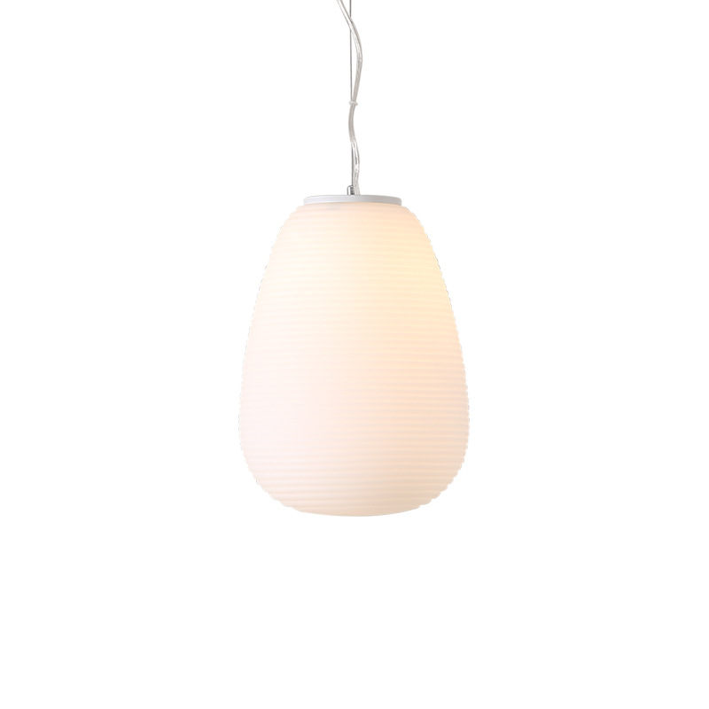 Nordic Simple Modern Round Glass Ball Pendant Lamp For Dining Room