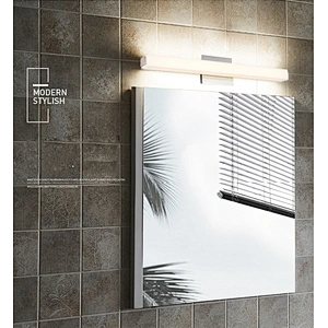 Custom Hotel Decor With Stainless Steel Mirror Wall Light Hotel Bathroom Waterproof Chrome Wall Lights 8W/14W Ip44