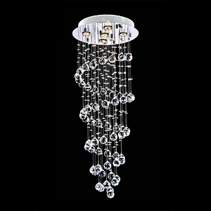 201 ss 304 ss stainless canopy contemporary  crystal chandelier light for hotel