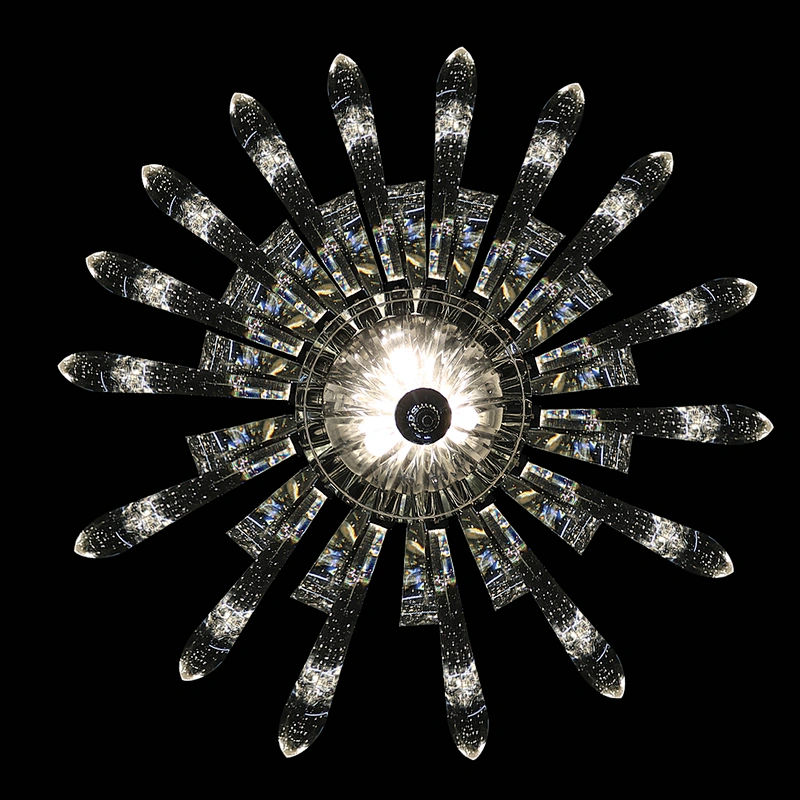 Modern Luxury Lighting Chandelier High-Grade Crystal Flower Luxury Lighting