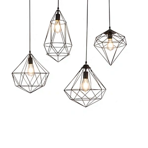 Zhongshan Brass rough design iron cone pendant lamp