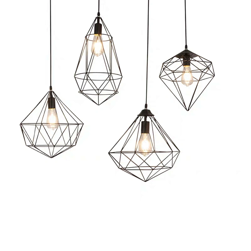 Zhongshan Brass rough design iron cone pendant lamp