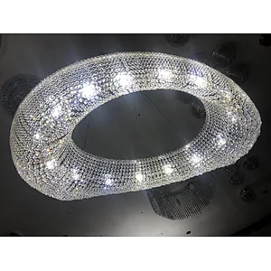 Custom made modern hotel living room luxury new crystal lighting chandelier