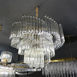 Modern hotel decorative lighting luxury contemporary crystal lamp chandelier