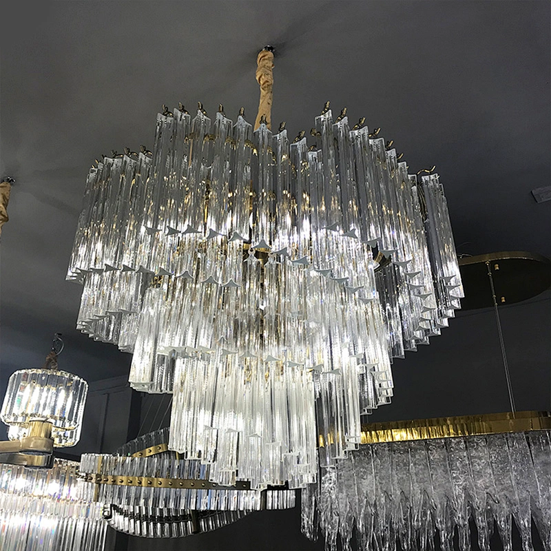 Modern hotel decorative lighting luxury contemporary crystal lamp chandelier