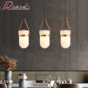 Dining Room Chandelier Simple Modern Light Luxury All Copper Pendant Lamp Creative Bedroom Chandeliers Lights
