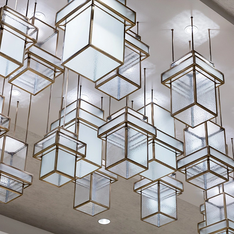 Customizable Contract Lighting Large Hotel Villa Decoration Luxury Chandeliers