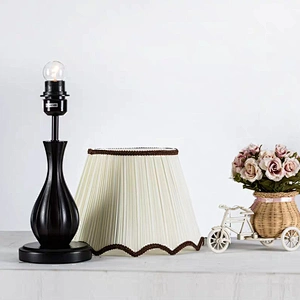 Modern design vintage wood bed side table lamp