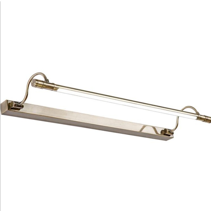 Classic Gold and Nickel Waterproof Hotel Decor Mirror Wall Light Hotel Bathroom Custom 9W/12W/14W IP44 Wall Lights