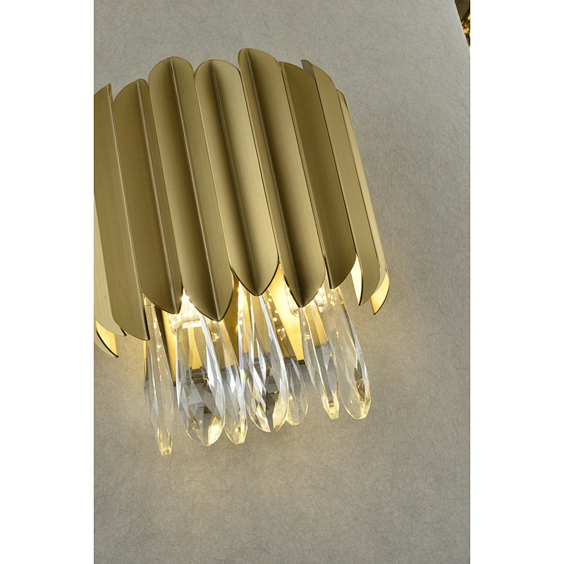 Postmodern Luxury Wall Lamp Living Room Tv Wall Bedside Lamps Crystal Wall Lights