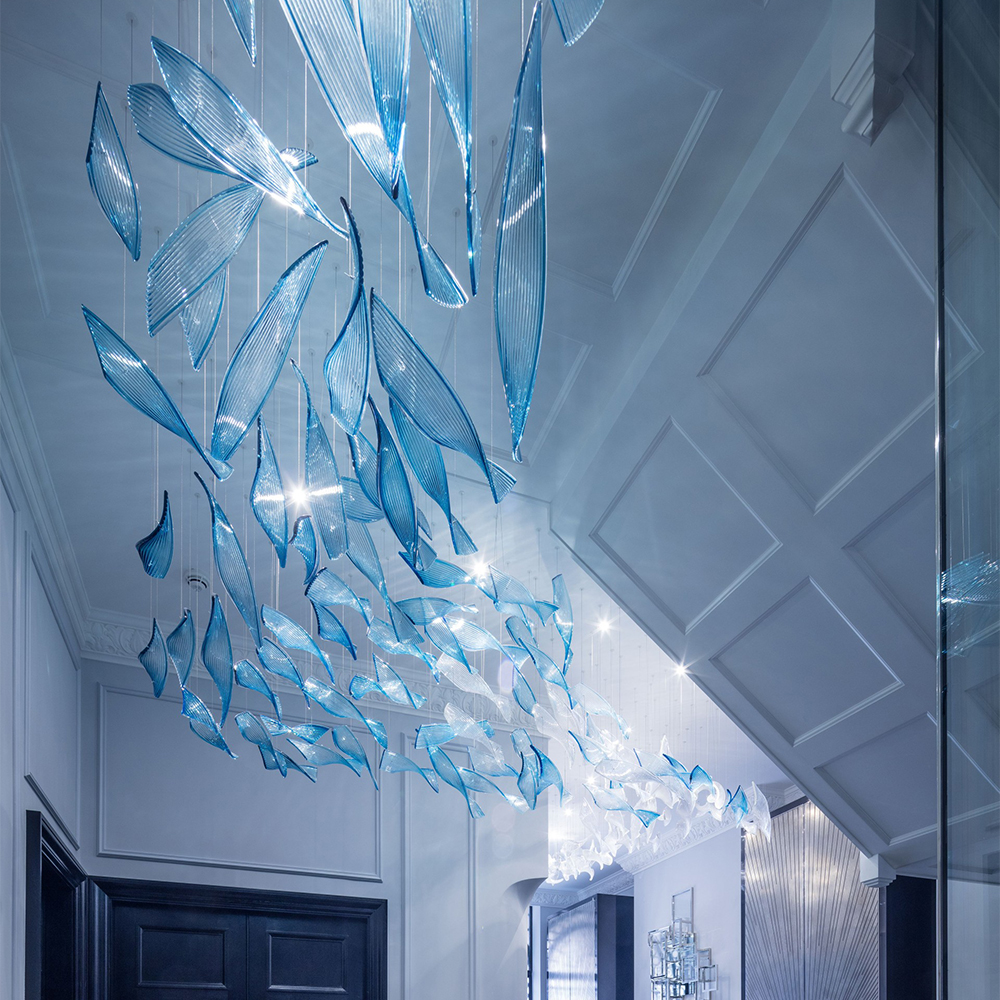 Customizable large hotel project lobby luxury lighting chandelier