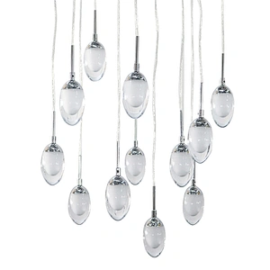 Custom lighting modern hotel decorative water droplet pendant light