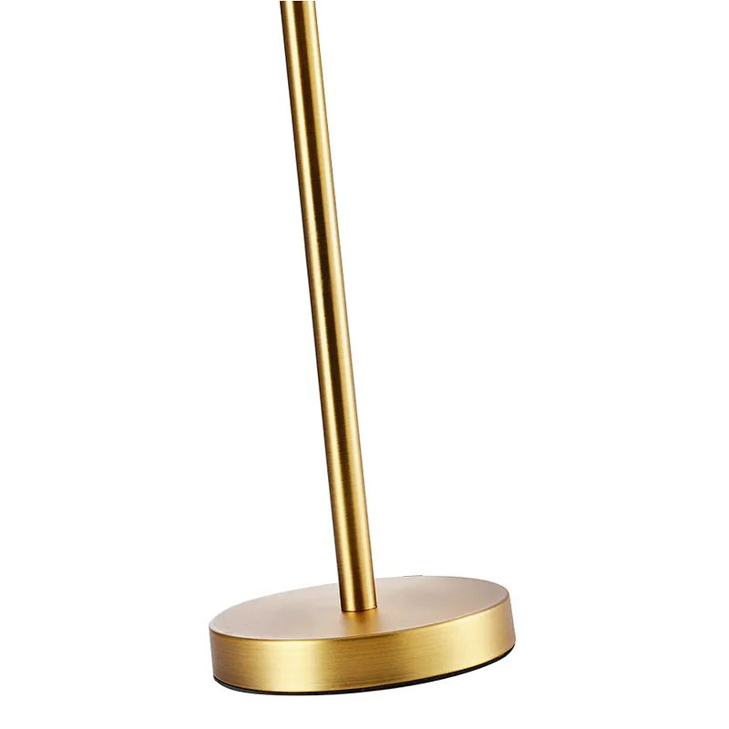 American vintage industrial luxury decorative hotel guest room bedside copper table lamp