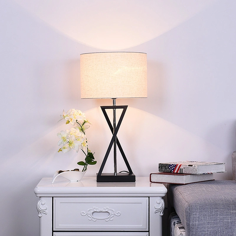 Modern hotel living room metal standing floor lamp