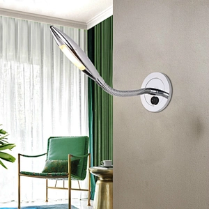 Modern hotel bedroom bedside reading led wall light